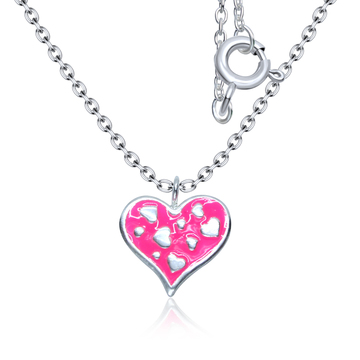 Lovely Heart Kids Necklace SPE-3890 (FL1)